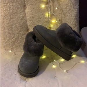 Classic Mini Fluff Genuine Shearling Bootie UGG